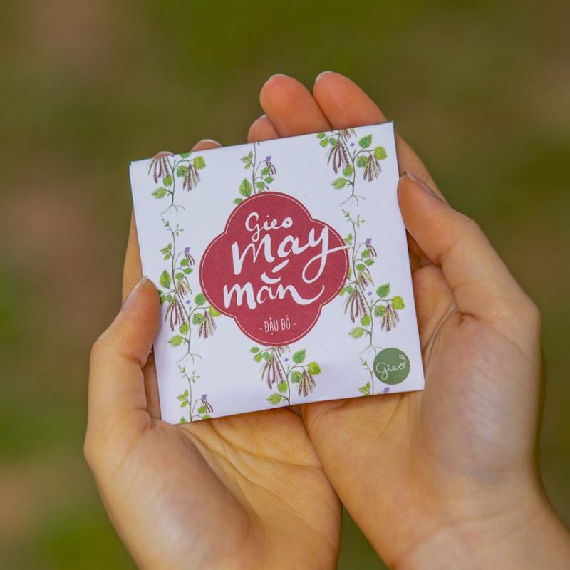Phong bao hạt giống - Gieo may mắn - Hạt đậu đỏ - Trao Group - Cho đi ...