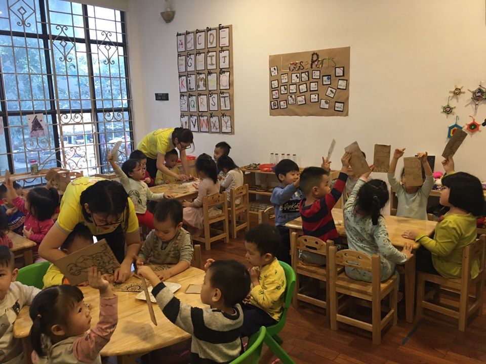 [Nhật kí Cuộc thi 2020] Hoạt động Thiết kế Lì xì Hạt giống tại trường Mầm non Mặt trời Bé Con 7