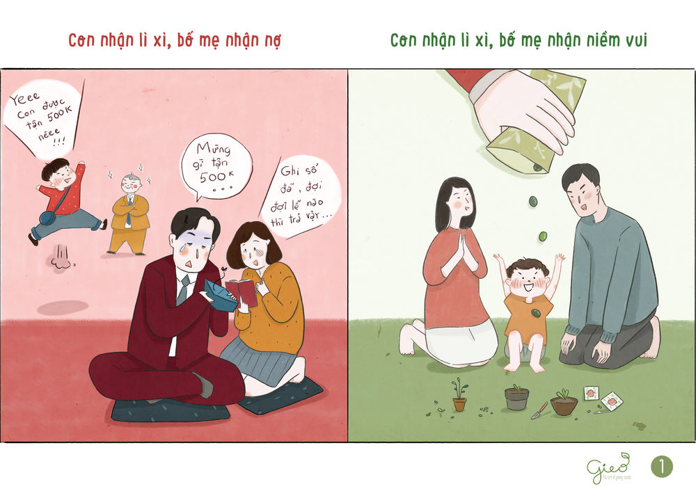 Afamily: Lì xì đâu chỉ bằng tiền,mỗi hạt giống được trao tay là một mầm xanh đang dần được ươm tưới 3 Afamily: Lì xì đâu chỉ bằng tiền,mỗi hạt giống được trao tay là một mầm xanh đang dần được ươm tưới 3