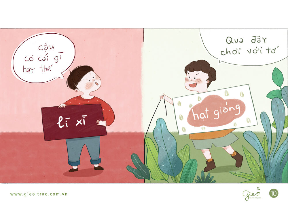 Afamily: Lì xì đâu chỉ bằng tiền,mỗi hạt giống được trao tay là một mầm xanh đang dần được ươm tưới 4 Afamily: Lì xì đâu chỉ bằng tiền,mỗi hạt giống được trao tay là một mầm xanh đang dần được ươm tưới 4