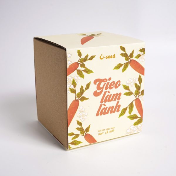 Bộ kit gieo hạt - Gieo làm lành - Hạt cà rốt