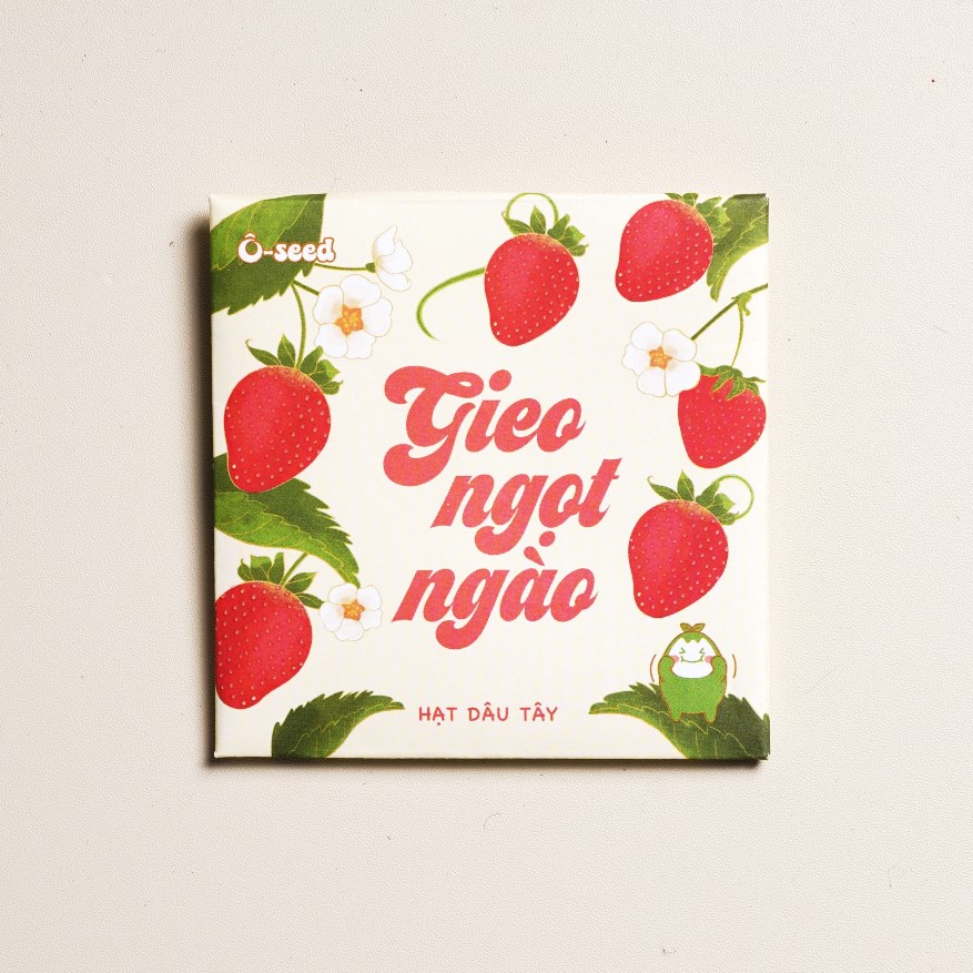 Phong bao hạt giống - Gieo ngọt ngào - Hạt dâu tây 3 Phong bao hạt giống - Gieo ngọt ngào - Hạt dâu tây