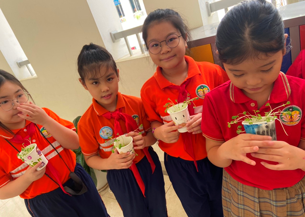 Khai giảng XANH: Thành quả Gieo hạt của các em học sinh trường Tiểu học CLC Tràng An 6 Khai giảng XANH: Thành quả Gieo hạt của các em học sinh trường Tiểu học CLC Tràng An 6