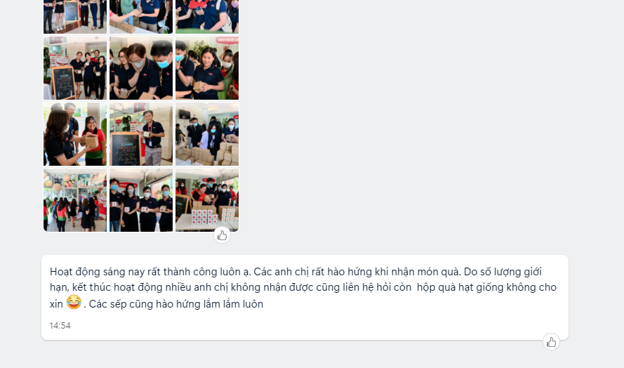 Dai-ichi chọn quà Gieo cho ngày 'tiếp sức xanh' 17