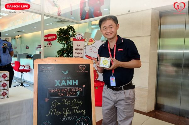 Dai-ichi chọn quà Gieo cho ngày 'tiếp sức xanh' 4 Dai-ichi chọn quà Gieo cho ngày 'tiếp sức xanh' 4