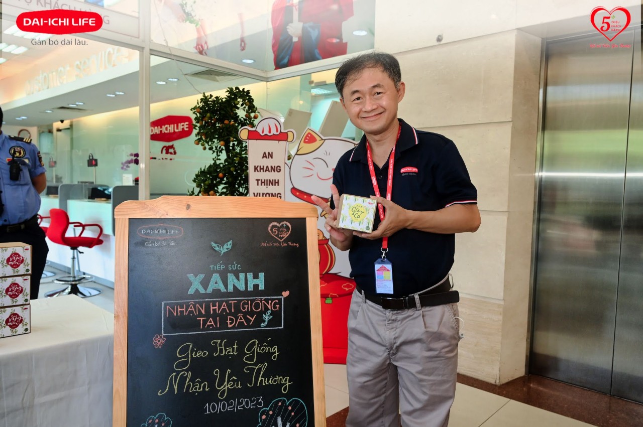 Dai-ichi chọn quà Gieo cho ngày 'tiếp sức xanh' 14