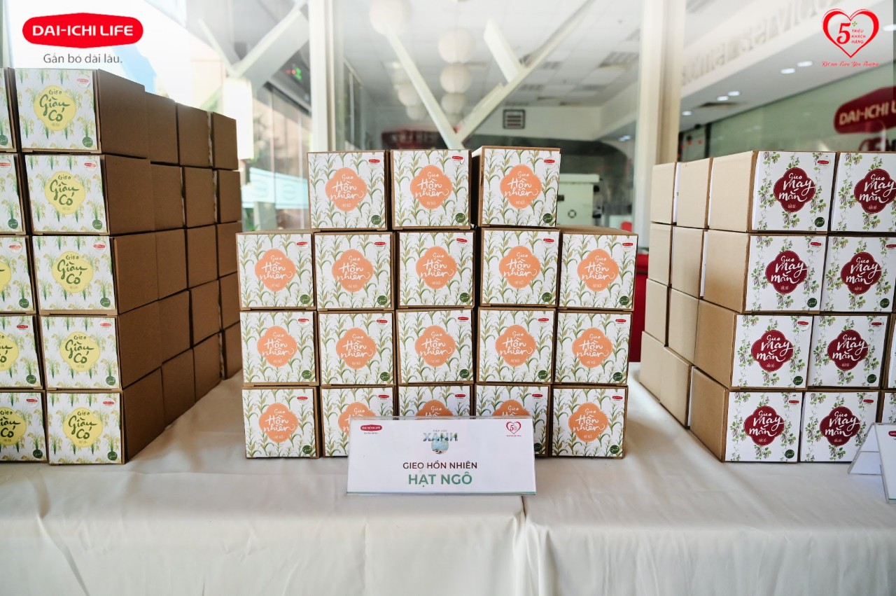 Dai-ichi chọn quà Gieo cho ngày 'tiếp sức xanh' 2