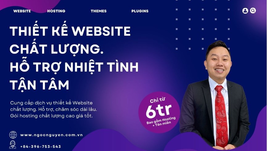 [Đối tác của Trao] - Đơn vị cung cấp website và Hosting ngocnguyen.com.vn 1