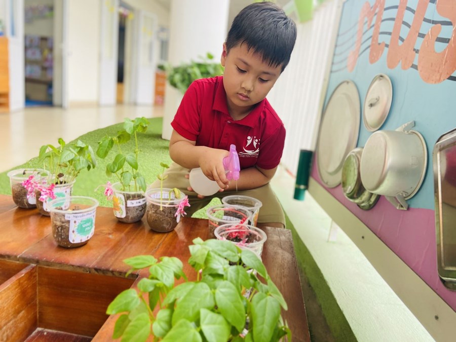 [Hà Nội] - Lì xì Hạt giống đến Trường Mầm non Tân Mai 3