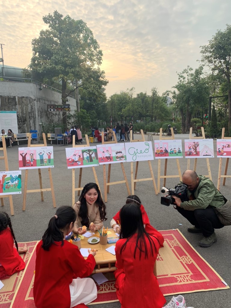 [Hà Nội] - Gian hàng Lì xì Hạt giống siêu đáng yêu tại trường Xanh Tuệ Đức 7