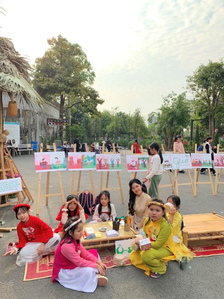 [Hà Nội] - Gian hàng Lì xì Hạt giống siêu đáng yêu tại trường Xanh Tuệ Đức 5