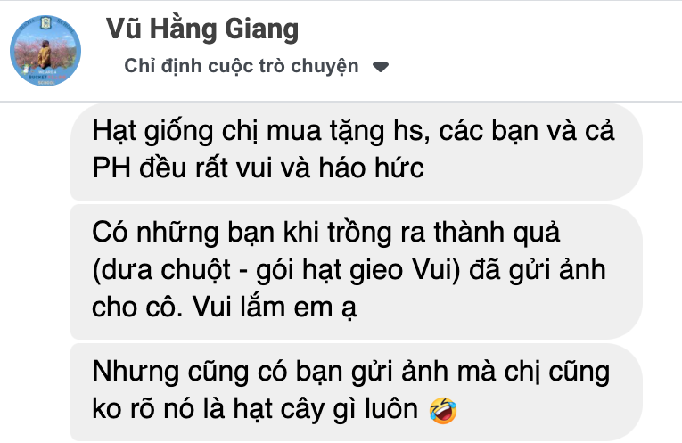 Cơn mưa lời khen cho sản phẩm quà tặng hạt giống của Gieo 5 Cơn mưa lời khen cho sản phẩm quà tặng hạt giống của Gieo 5