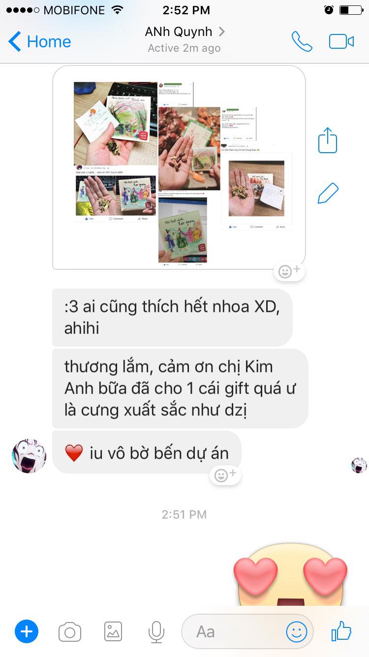 Cơn mưa lời khen cho sản phẩm quà tặng hạt giống của Gieo 6 Cơn mưa lời khen cho sản phẩm quà tặng hạt giống của Gieo 6