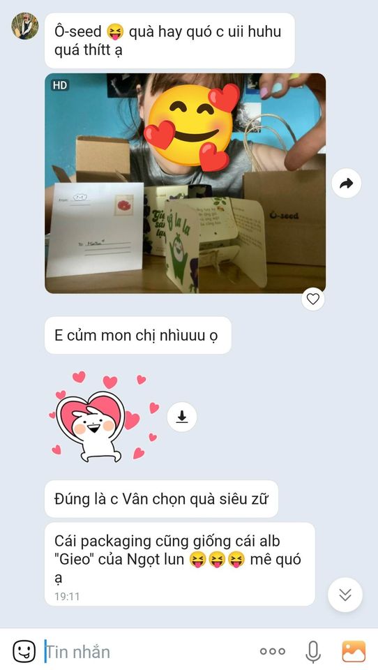 Cơn mưa lời khen cho sản phẩm quà tặng hạt giống của Gieo 11 Cơn mưa lời khen cho sản phẩm quà tặng hạt giống của Gieo 11
