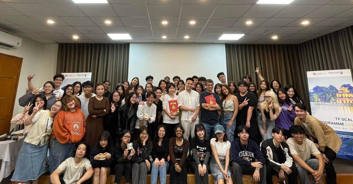 Buổi chia sẻ về 'khởi nghiệp bền vững' cùng sinh viên Trường Ngee Ann Polytechniques (Singapore) và Đại học Quốc gia Hà Nội 1