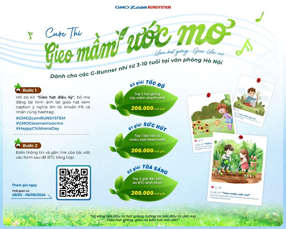 Cùng GMO "gieo mầm ước mơ" dịp Quốc tế Thiếu nhi 01/06 2 Cùng GMO "gieo mầm ước mơ" dịp Quốc tế Thiếu nhi 01/06 2
