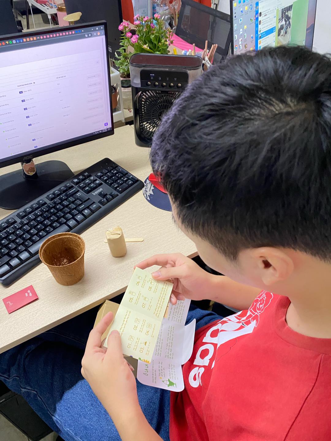 Bộ kit gieo hạt đậu đỏ xuất hiện trong dịp lễ Thất Tịch ở Cỏ Cây Hoa Lá 10