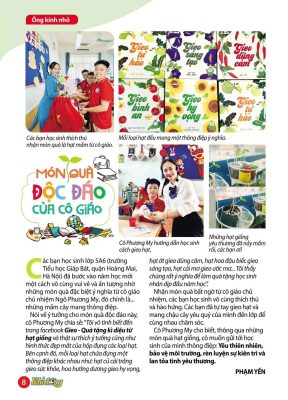 Báo Nhi Đồng | Món quà hạt giống độc đáo của cô giáo Phương My ngày khai giảng 6