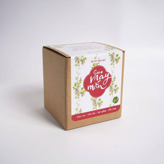 Bộ kit gieo hạt - Gieo May mắn - 3 loại hạt bất ngờ