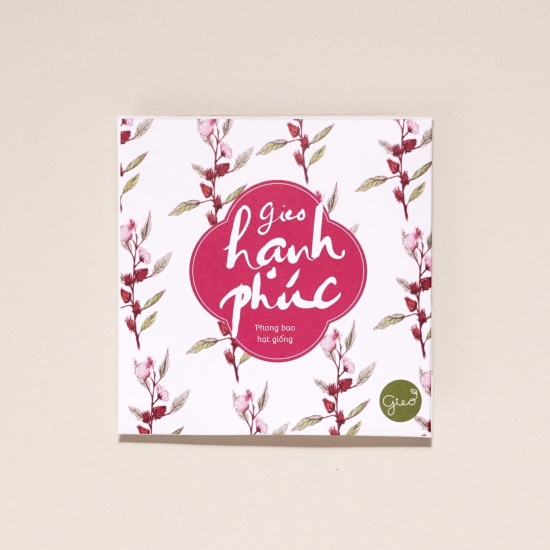 Phong bao hạt giống - Gieo Hạnh phúc - 3 loại hạt bất ngờ