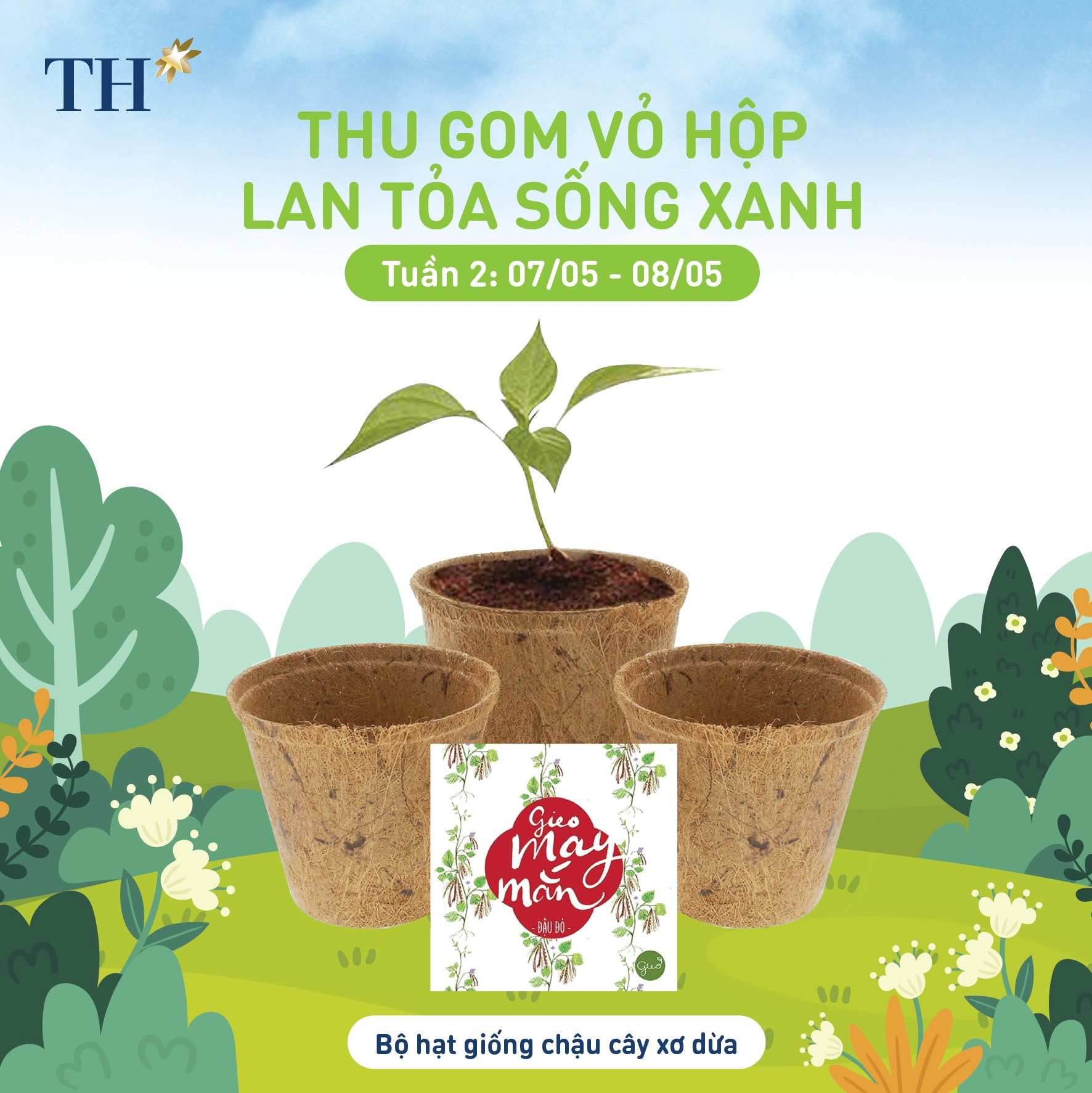 Video Unbox | Bộ kit trồng cây được Gieo chuẩn bị cho TH True Milk 1