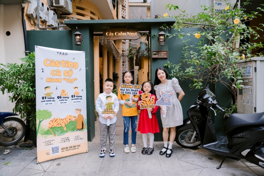 Tưng bừng sự kiện Casting ca sỹ cho Album nhạc thiếu nhi Cọp 6