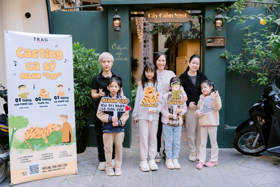 Tưng bừng sự kiện Casting ca sỹ cho Album nhạc thiếu nhi Cọp 2