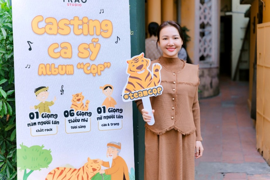 Tưng bừng sự kiện Casting ca sỹ cho Album nhạc thiếu nhi Cọp 4