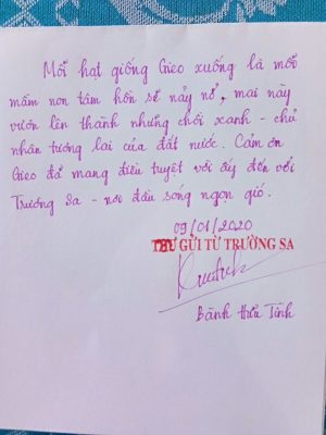 Báo Giáo dục và Thời đại: Trường Sa: Các em nhỏ háo hức lần đầu tặng Lì xì Hạt giống cho bố mẹ 4 Báo Giáo dục và Thời đại: Trường Sa: Các em nhỏ háo hức lần đầu tặng Lì xì Hạt giống cho bố mẹ 4