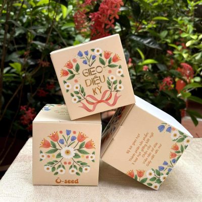 Bộ kit trồng cây của Gieo được hãng sữa Meiji chọn làm quà tặng khách hàng 1