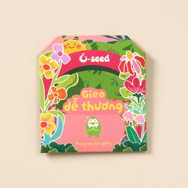 Phong bao hạt giống - Gieo dễ thương - 3 loại hạt bí mật