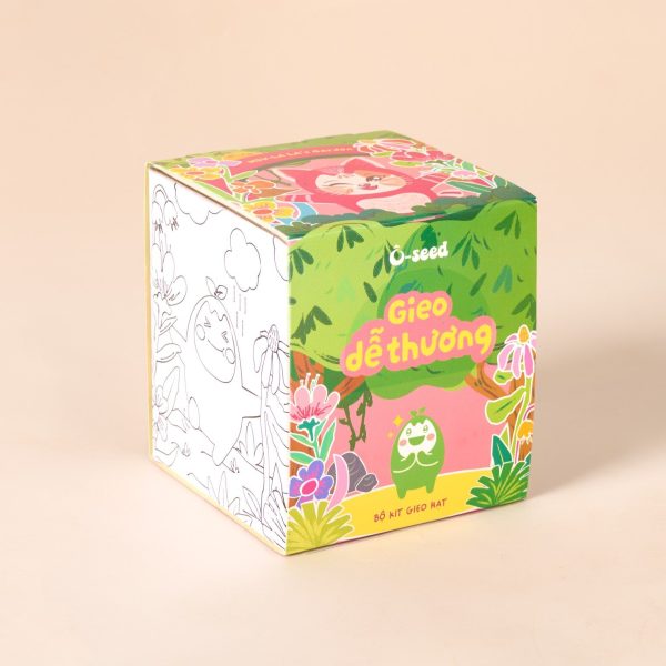 Bộ kit gieo hạt - Gieo dễ thương - 3 loại hạt bí mật