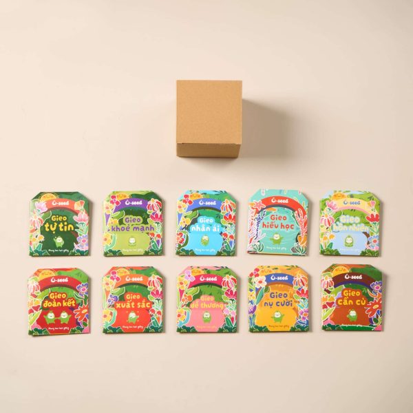 Combo Thiếu nhi 10 phong bao hạt giống (10 loại hạt)