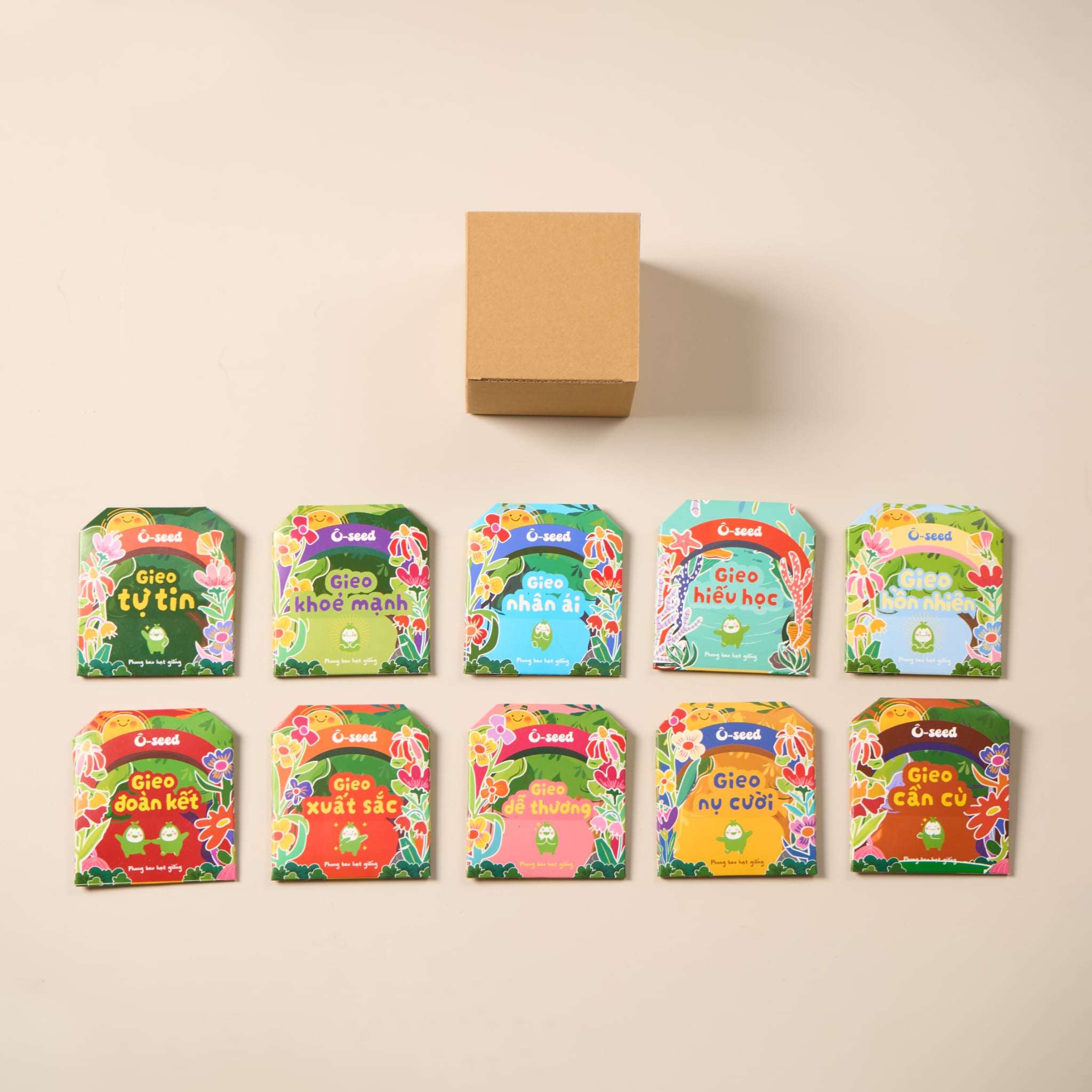 Combo Thiếu nhi 10 phong bao hạt giống (10 loại hạt) 3 Combo Thiếu nhi 10 phong bao hạt giống (10 loại hạt)