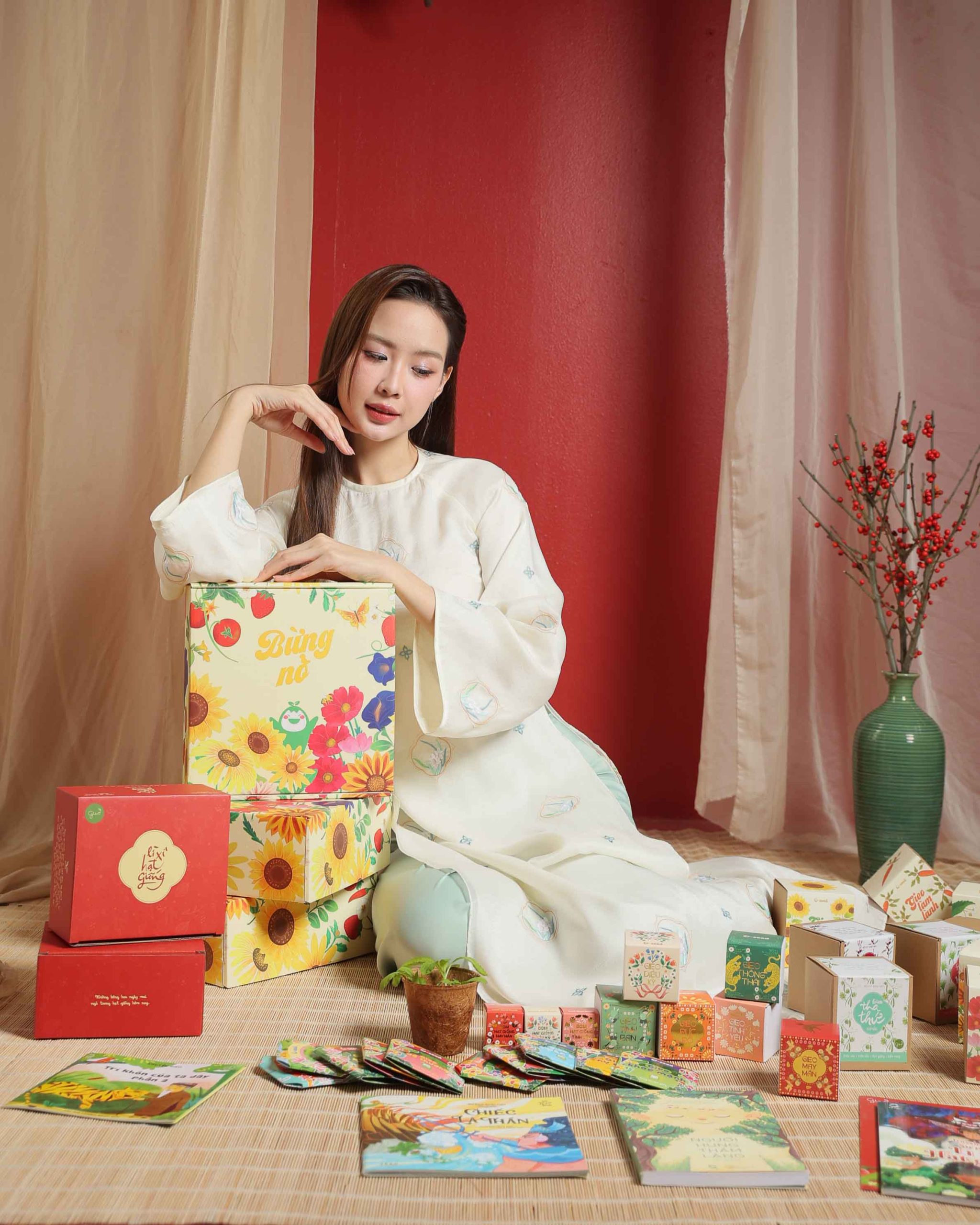 Hộp quà Bừng nở - 4 bộ kit gieo hạt - Bản tiết kiệm 7 Hộp quà Bừng nở - 4 bộ kit gieo hạt - Bản tiết kiệm - Hình ảnh 5