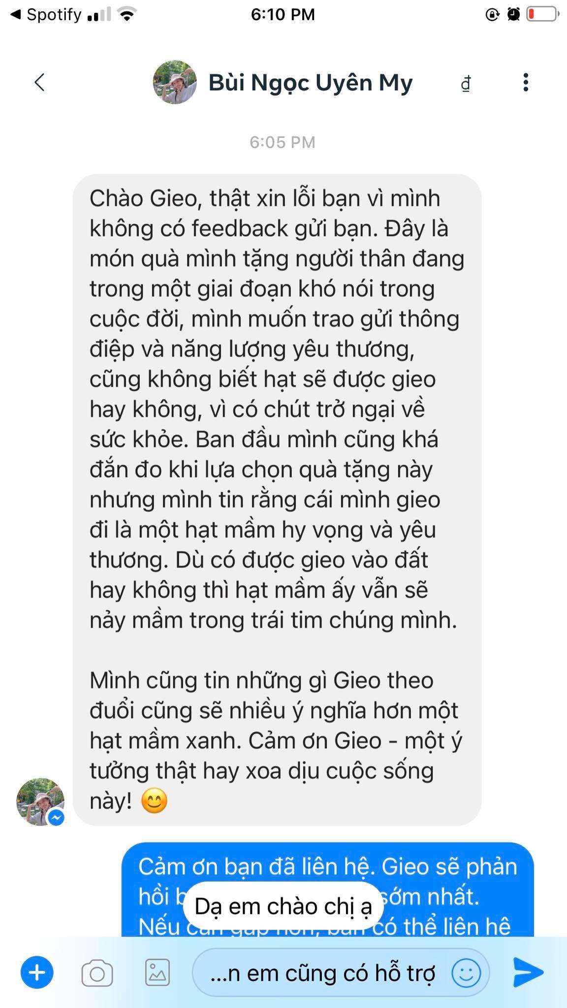 Bạn Bùi Ngọc Uyên My: Hạt mầm không chỉ nảy nở từ đất, mà còn từ trái tim 2